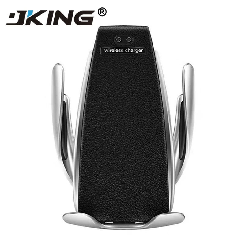 

JKING 10W Qi Fast Wirless Charging Car Phone Holder For iPhone Xs Max XR X Samsung S10 S9 Intelligent Wirless Charging Charger