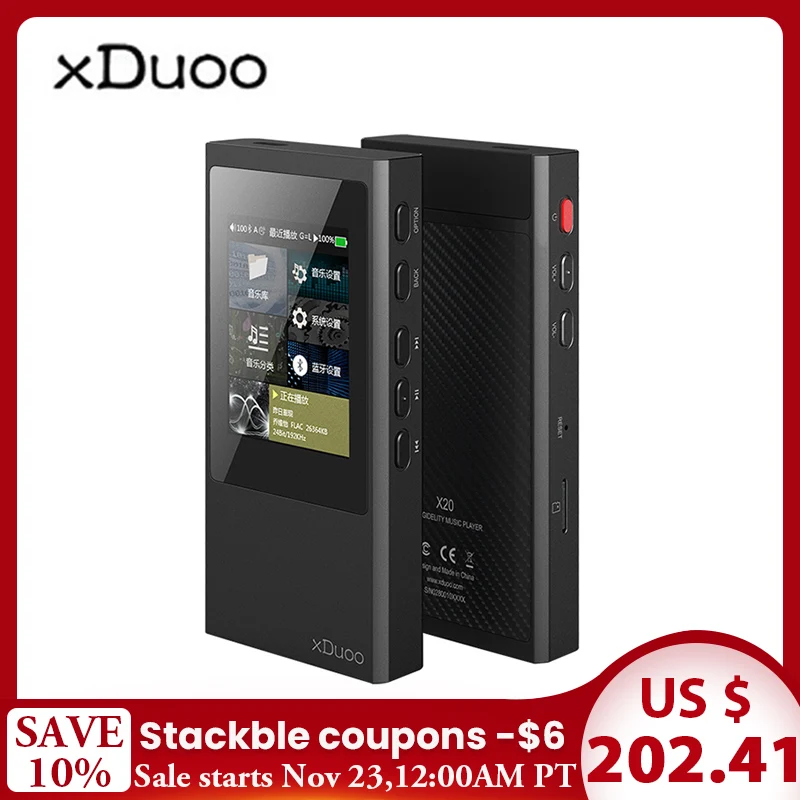 XDuoo X20 High Fidelity Lossless Music DSD Aptx