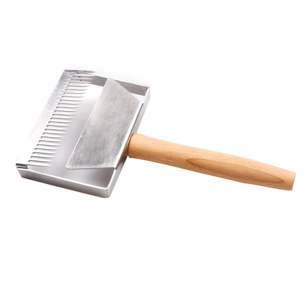 

2pcs/set Honey Uncapping Fork Comb Wooden Handle Scraper Tool Needle Sparse Bee Hive Shovel Beekeeping Equipment for Beeworking