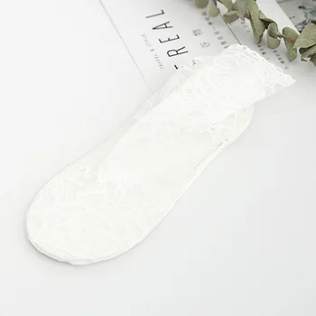 

Elastic Ultra-thin Transparent Socks High quality nylon short Socks Socks Crystal Mesh Wholesale Women