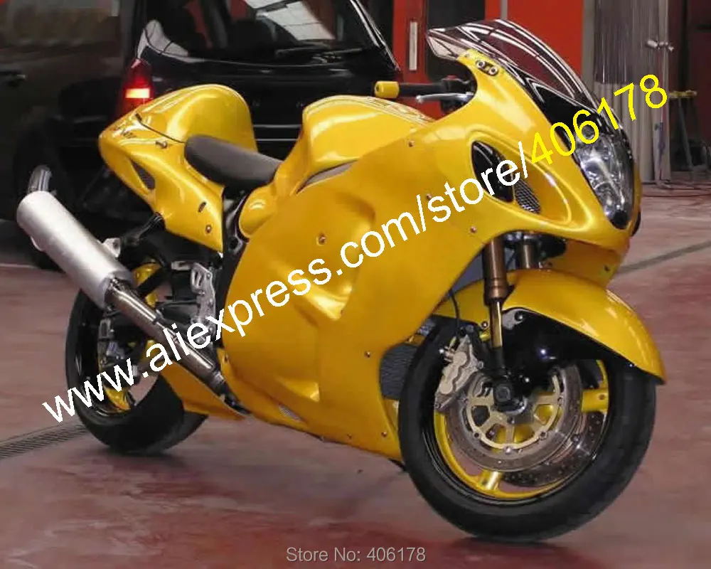 GSXR1300 99 07 обтекатель для Suzuki GSX 1300 Hayabusa 1999 2007 Желтый послепродажный мотоцикла
