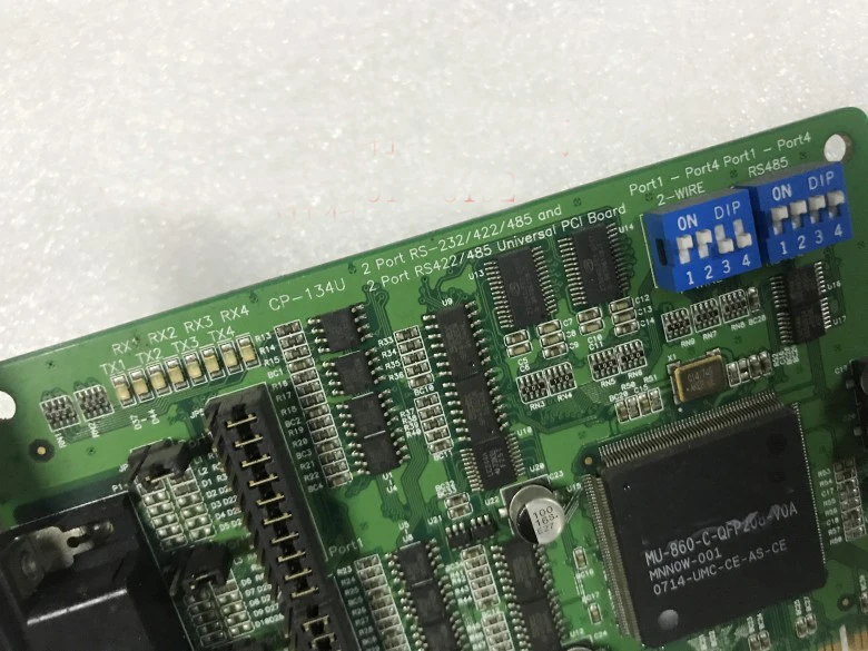 Мокса CP-134U V2 4-портовый RS-422/485 PCI мульти-последовательный порт карты