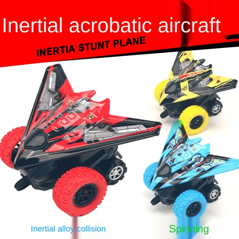 

Fall Resistant Inertial Alloy Stunt Plane Collision 360 Rotating Cool Stunt Plane Children's Toy