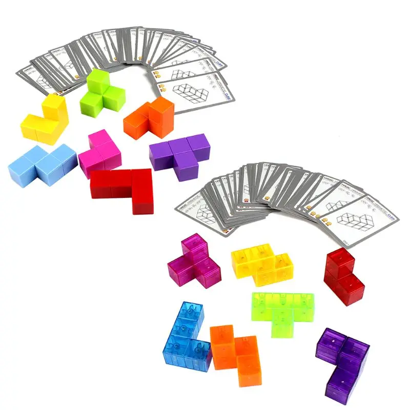 

Magnetic Puzzle Twist Cube Stress Relief Building Blocks 54 Card Guide Funny Kid