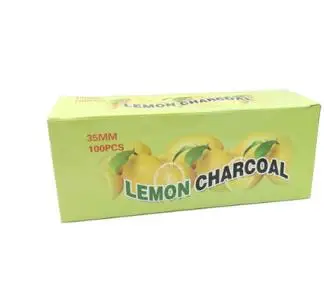 

Lemon Flavored Hookah Charcoal Shisha Hookah Charcoal Quick-lighting Burn Even Lasting Long Flavored Charcoal