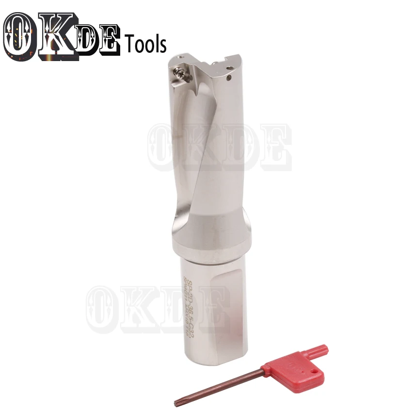 high quality 3D ZD03 double 13mm to 40mm Power SPMG insert indexable drills SP U drills triangle coolant drilling
