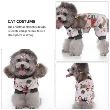 

1pc Creative Dog Christmas Outfit Costume Funny Gift Pet Clothes (Size S)