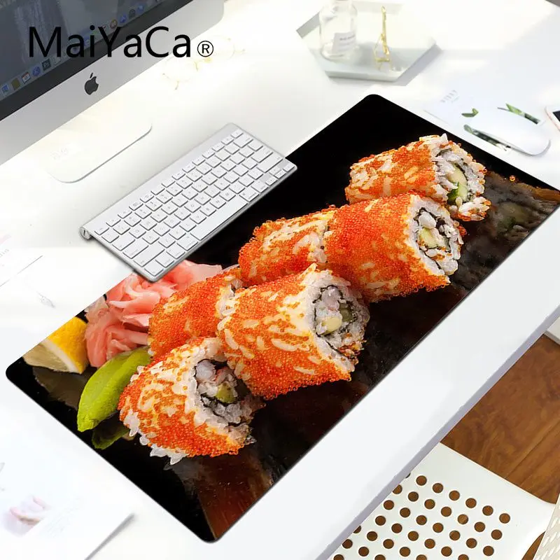 MaiYaCa суши индивидуальные коврики для мышки ноутбук коврик для мышки в стиле аниме Удобная мышка коврик игровая защелка для мыши