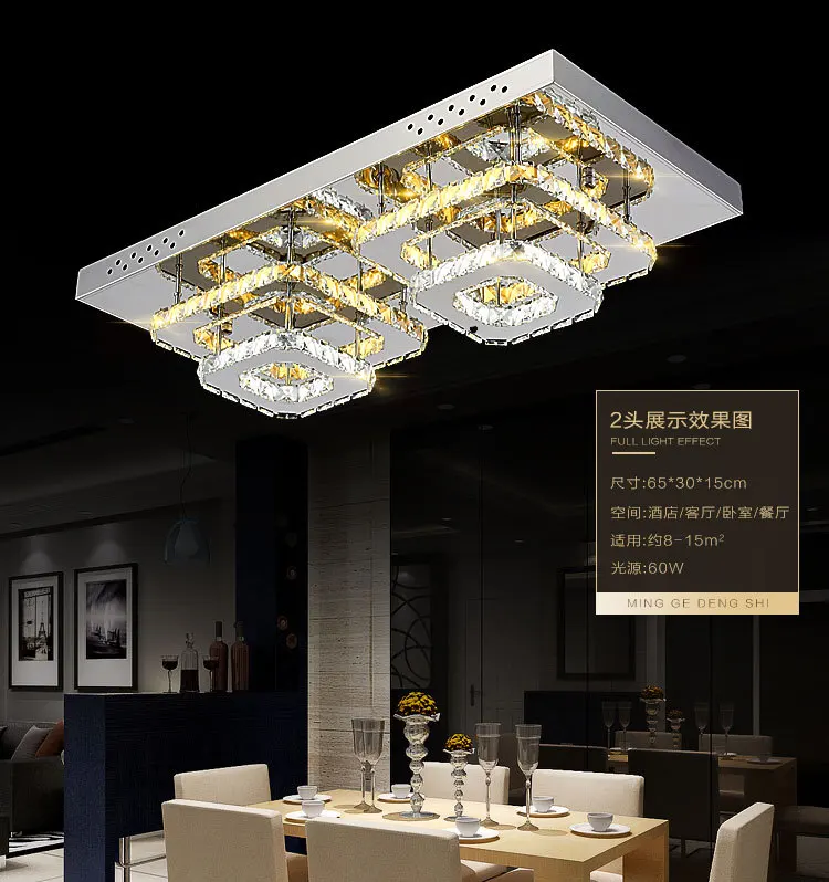 Luminária de Teto para Lâmpada Lamparas de Techo Montagem da Lâmpada do Teto para o Quarto Cristal Moderno Interior Superfície Led 23 Luzes de teto