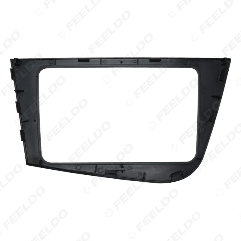 FEELDO автомобильный 2Din стерео радио фасции Рамка адаптер для Seat Leon 2005-2011(RHD) Аудио приборная панель крепление отделка комплект