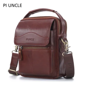 

Brand Vintage Handbag Messenger Bag Men's Casual Genuine Leather Cross Body Bags Men Business High Quality Mini Messenger Bags