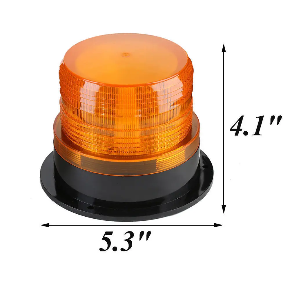 Emergency Flash Strobe Lamp Car Rotating Traffic Safety Warning Lights School Lights Led Yellow Round Ceiling Box Flash Lights