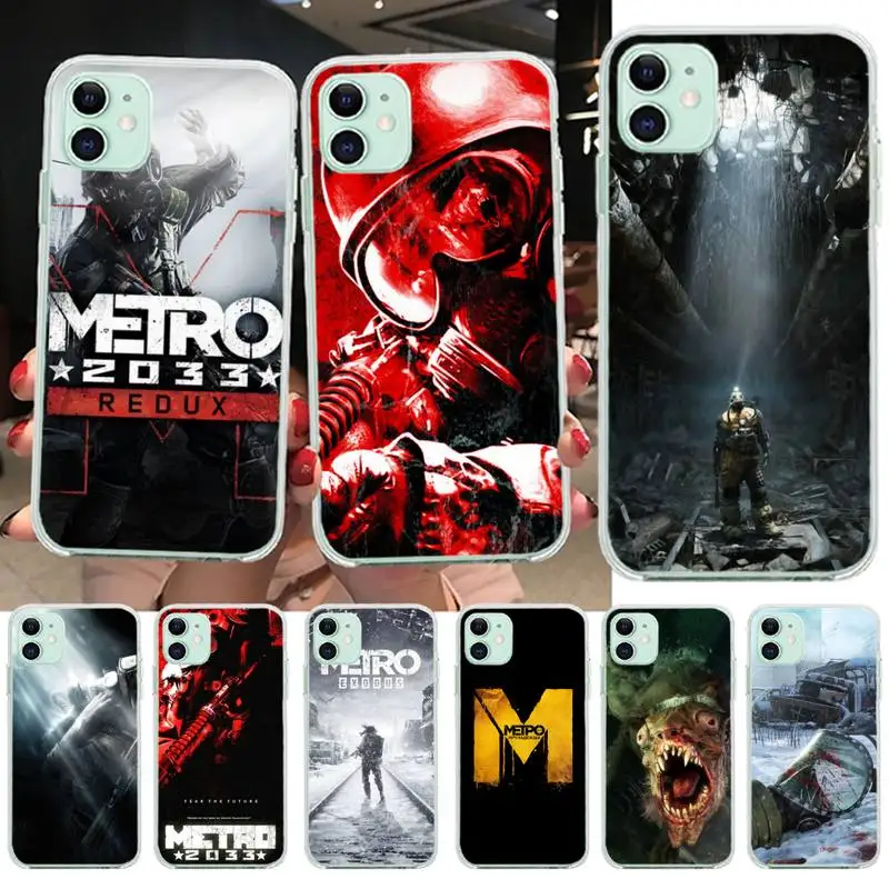 Hot Game Metro 2033 Soft Silicone TPU Phone Cover for iPhone 11 pro XS MAX 8 7 6 6S Plus X 5S SE 2020 XR cover | Мобильные телефоны
