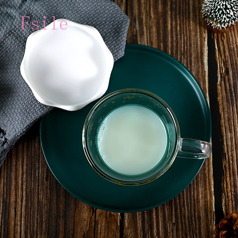 Pyrex Star Wish Cup креативная бутылка для воды Рождественская елка чашка двойная крышка офисная Марка кофейная чашка пара Студенческая Подарочная чашка
