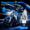 Novsight faro de motocicleta H4 Led 6000LM Luz de motocicleta 35W Super blanco 6500K Scooter ciclomotor iluminación al aire libre luces Hi-Lo ► Foto 3/6