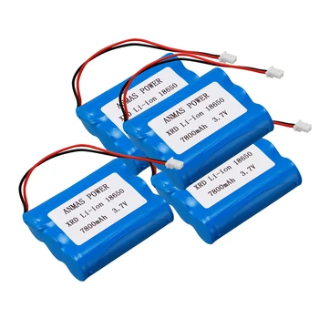 

6pcs UK Warehouse 18650 Battery Pack XRD 3.7V 7800mAh 3-Cell Li-ion Lithium Battery Inline parallel