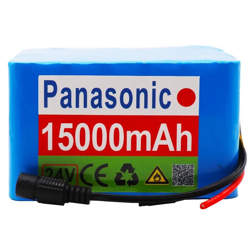 Panasonic 24v аккумулятор 6s5p 25,2 v 15000Ah 18650 аккумуляторная батарея подходит для электрического велосипедного электронного оборудования