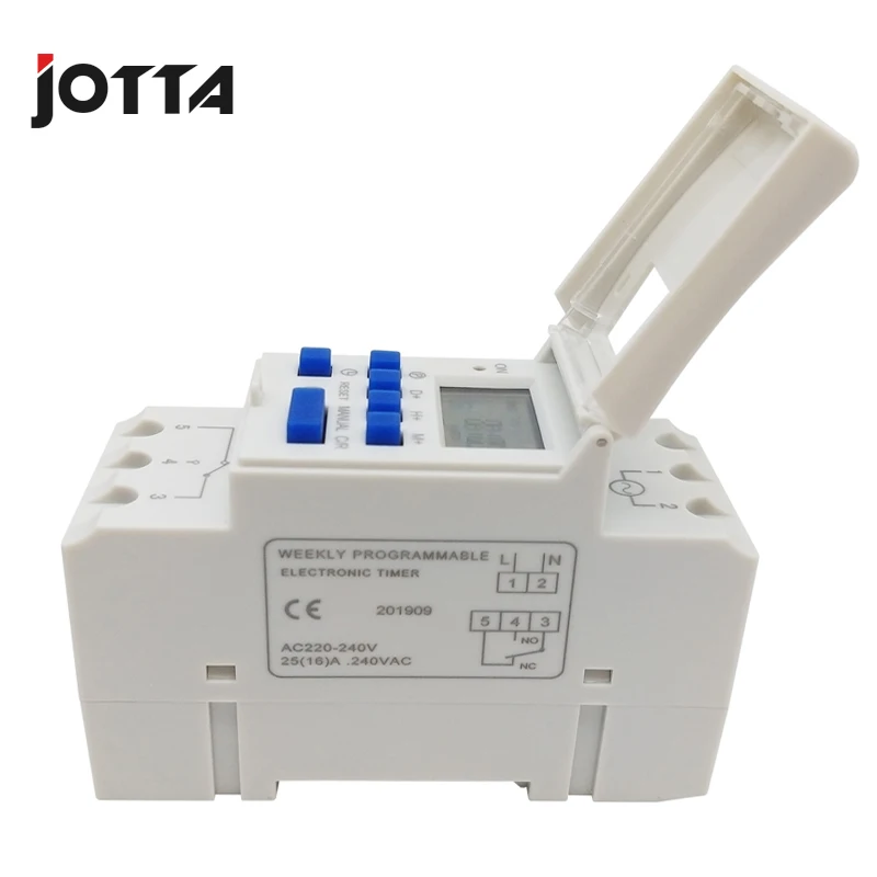 THC 15A 12V 24V 110V 220V Цифровой ЖК дисплей недельный программируемый цифровой таймер