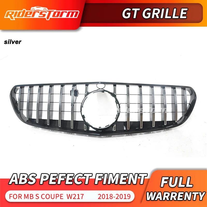 12 передняя решетка GT для S 500 купе C217 2015 2019 гоночная w217 ABS s COUPE Convertible S400 S450