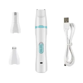 

Professional 3 IN 1 Pet Grooming Machine Dog Cat Hair Trimmer USB Rechargeable Pets Clippers Nail Grinding Foot Hair