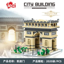 

Triumphal Arch Architecture Architecture Building Set Model Kit STEAM Construction Toy Gift for Kids and Adults (2020 PCS)