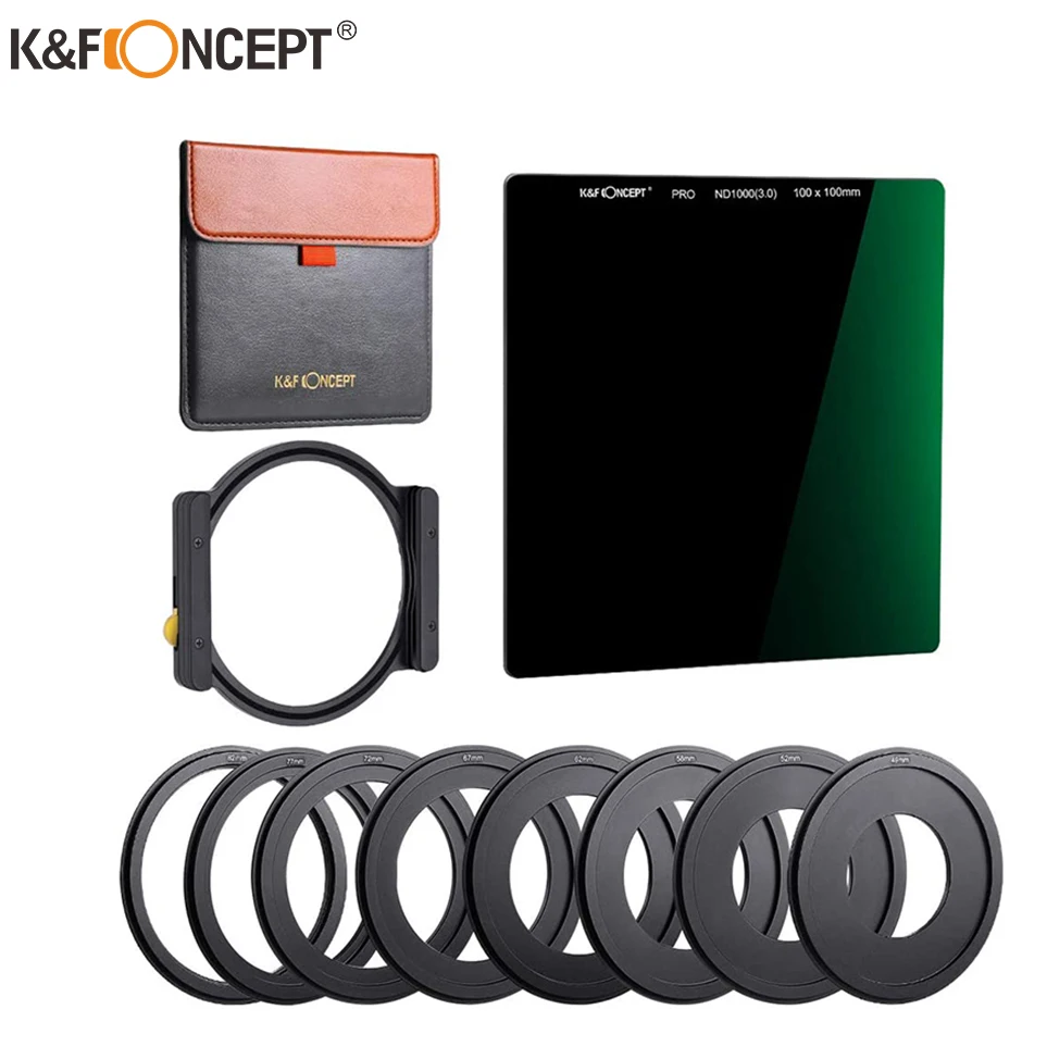 K & F Concept ND1000 квадратный фильтр с многослойным покрытием 100x100 мм нейтральной