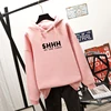 2022 Fashion Sweetshirt for Girls Trendy Casual Pullover NO ONE CARES Letter Print Hoodies Women  Long Sleeve Top Sudadera Mujer ► Photo 2/6