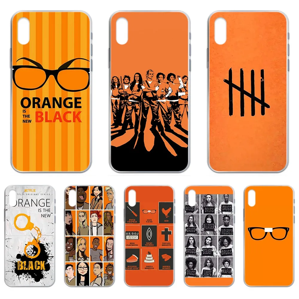 Чехол для телефона orange is the new black TV series прозрачный чехол iphone 4 4S 5 5C 5S 6 6S PLUS 7 8 X XR XS 11 PRO