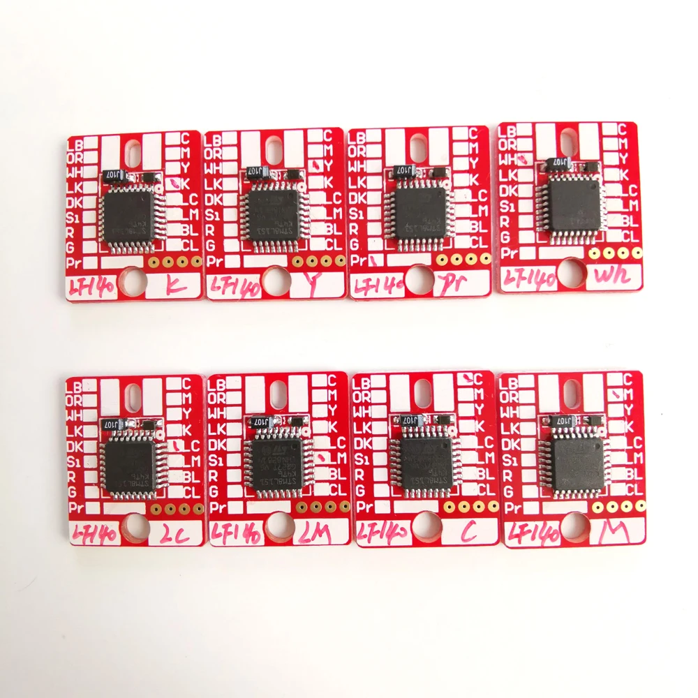 8 шт. LF140 UV чернильный картридж Постоянный чип для mimaki UJF6042 UJF3042 для spc-0728 чернильный бак чипы автоматического сброса