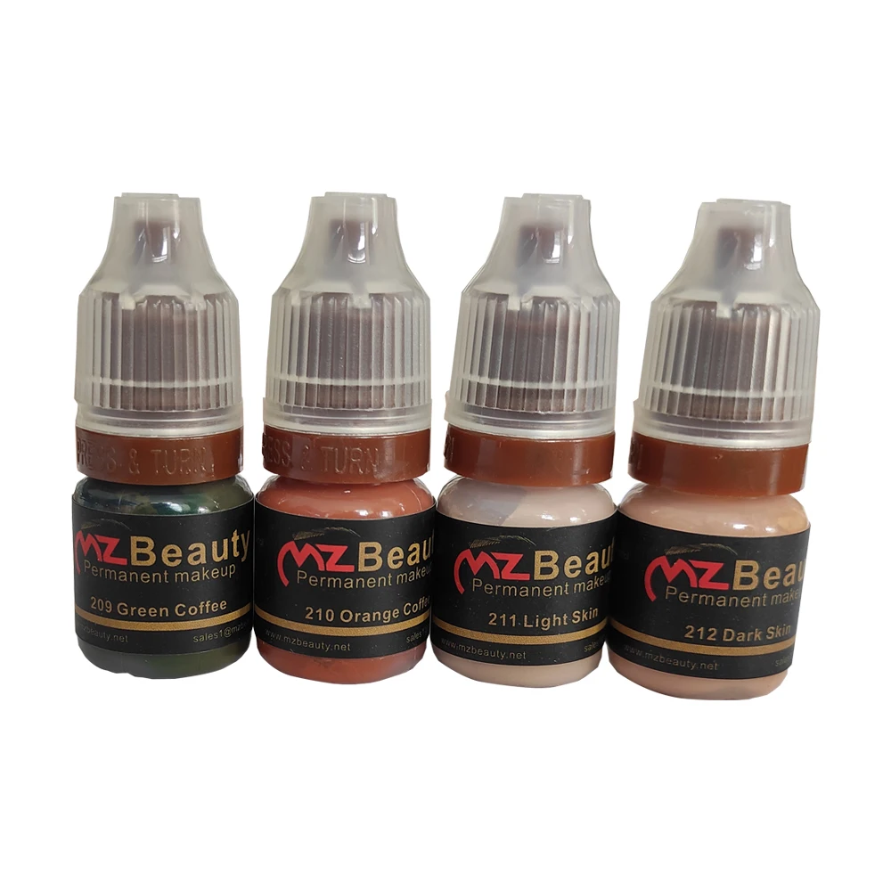 Professional 12 Colors Microblading Eyebrow Pigments Permanent Makeup Ink Microblade Micro-pigment Brown Coffee Tattoo Supplies