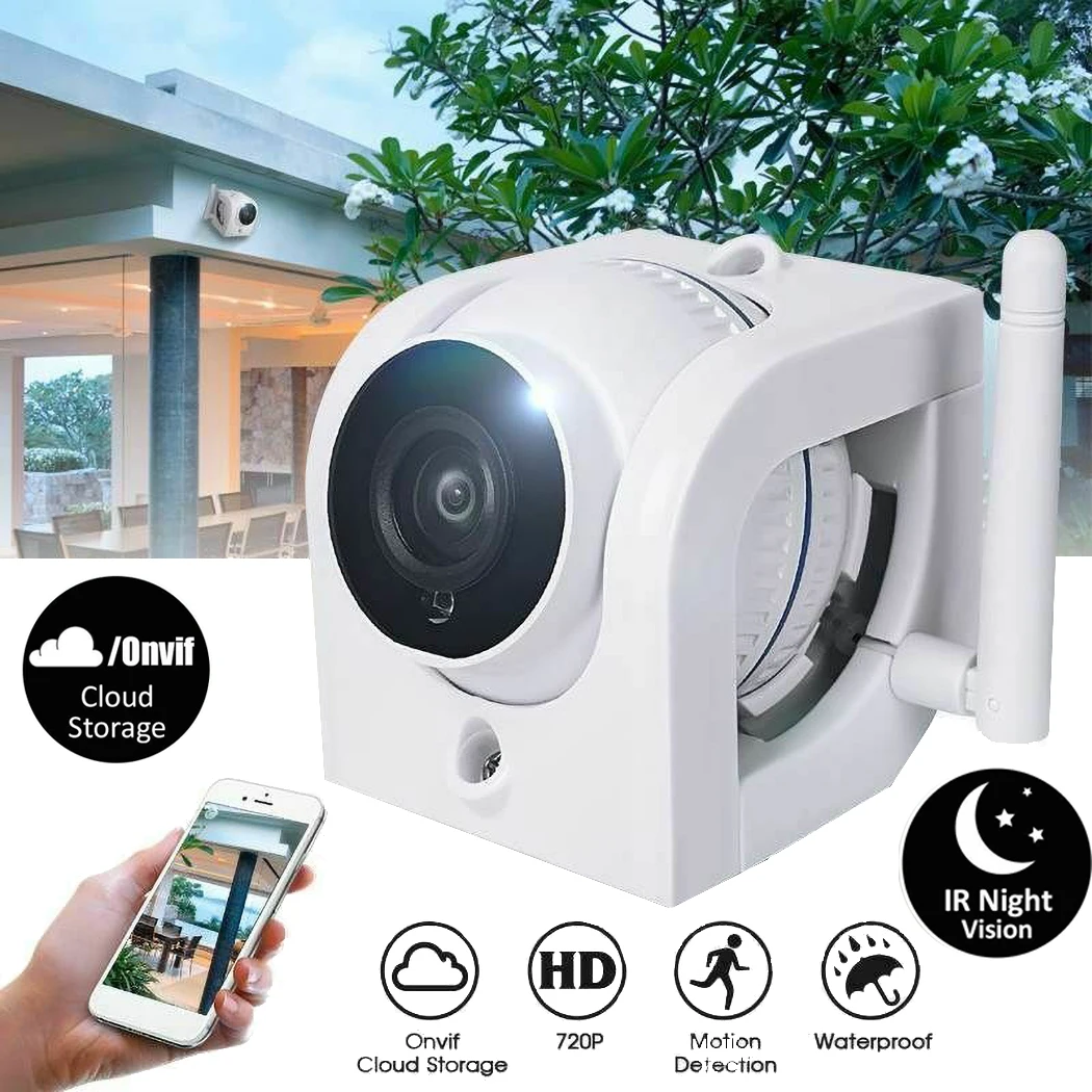 

Wireless IP Camera Intelligent Motion Detection WiFi IP Camera Outdoor Cameras Waterproof Night Vision Home Security 3.6 Mm Lens