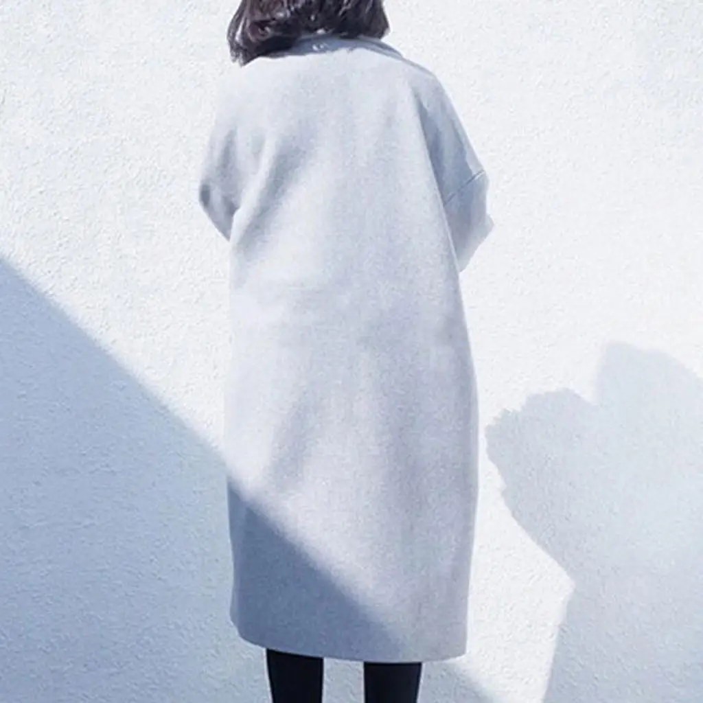 British Style Trench Coat For Women Winter Fashion Slim Coat Women Long -Sleeved Casual Medium Long Coat Elegant