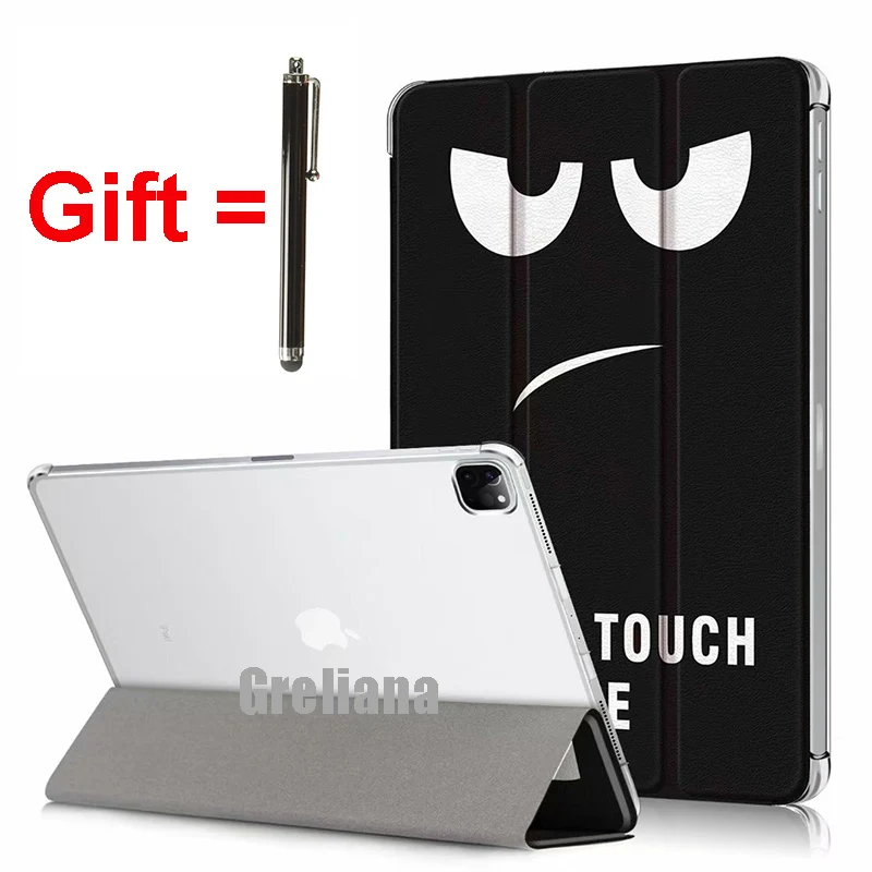 Luxury Tablet Shockproof Smart PU Leather Stand Case Cover for Apple IPad pro 12.9 4th Generation 2020 Funda A2069 A2232 A2229 | Компьютеры