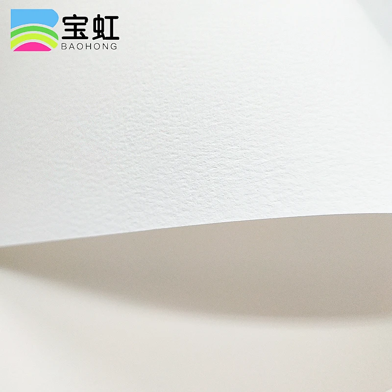 BAOHONG Watercolor Paper Roll 140lb 300g 10.63/14.57inch x 10 Meter 100%  Cotton Drawing Art Paper for Watercolor Gouache Ink - AliExpress