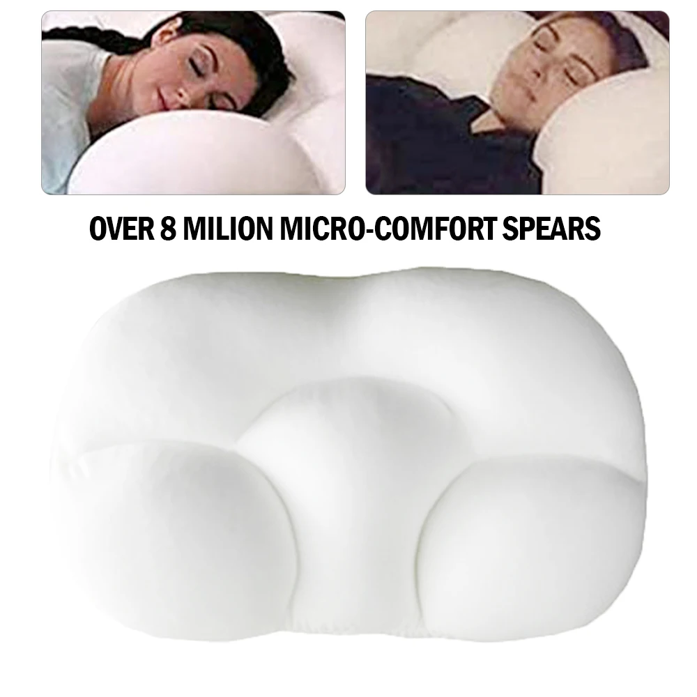 3D Cloud Pillow Egg Case Neck White Creative Deep Sleep Breathable Soft Decompression Relax Air | Дом и сад
