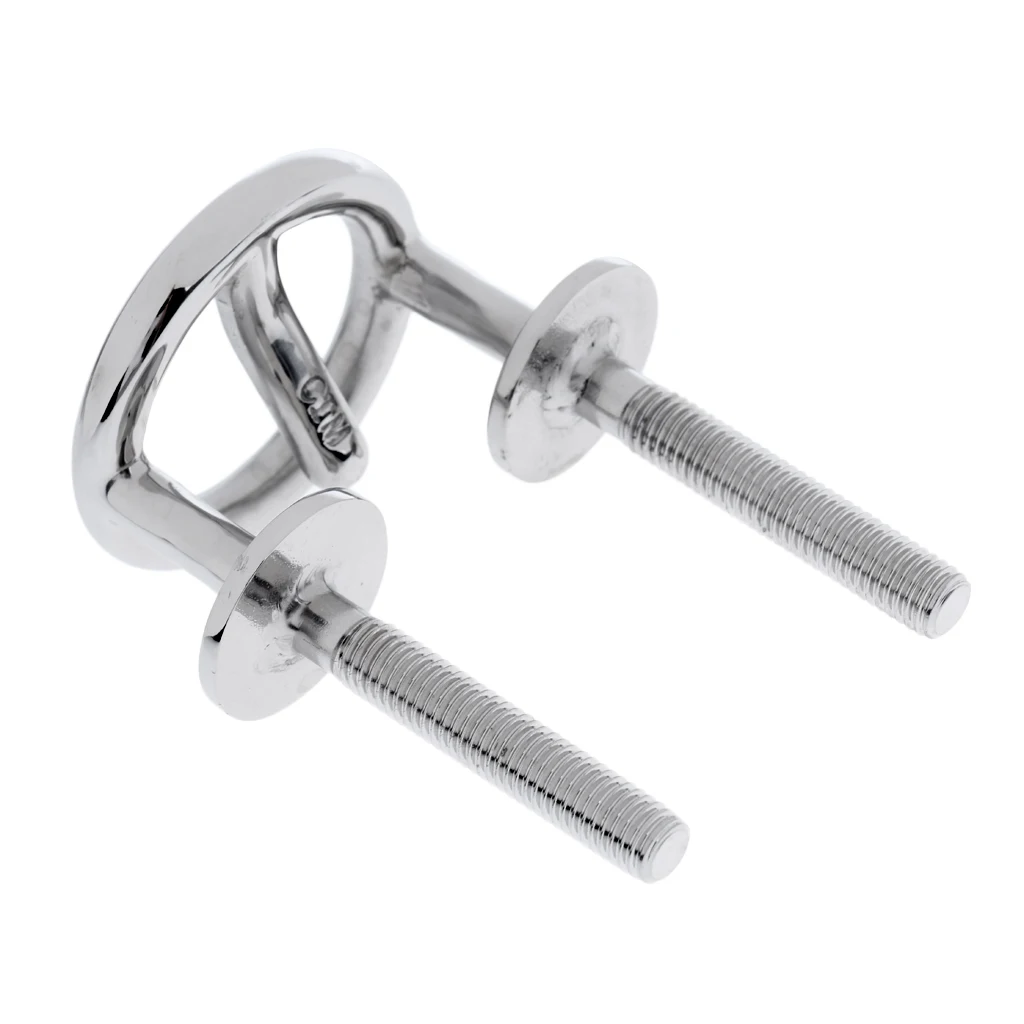 Stainless Steel Water Ski Tow Hook Wakeboard Knee Board Boat Transom Mount