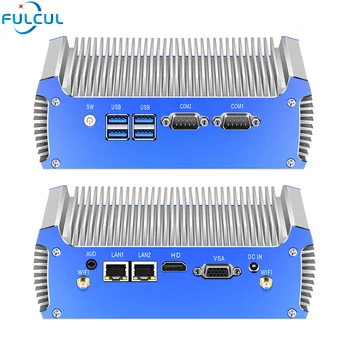 

Cooling best Fanless Industrial Mini pc Computer Intel Core i7 5500U Windows barebone Micro Desktop Network computadora mini ps