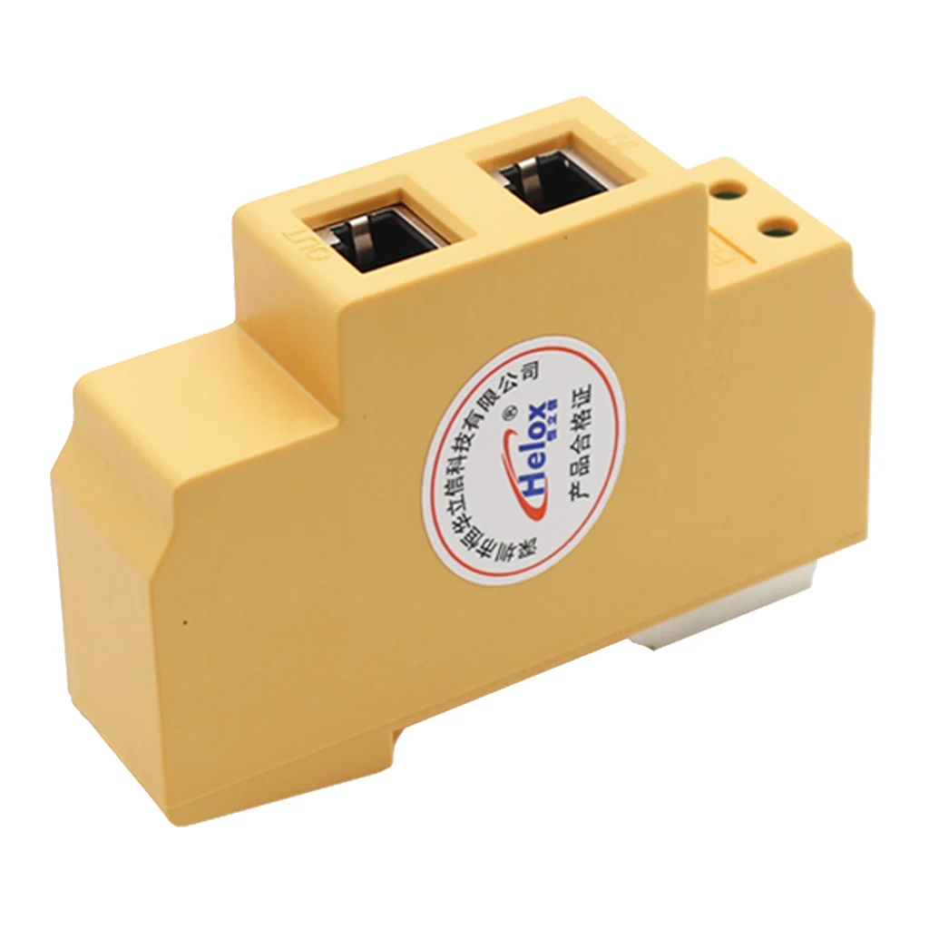 MagiDeal 100Mbps RJ45   Ethernet Network Surge Protector Device   Arrester