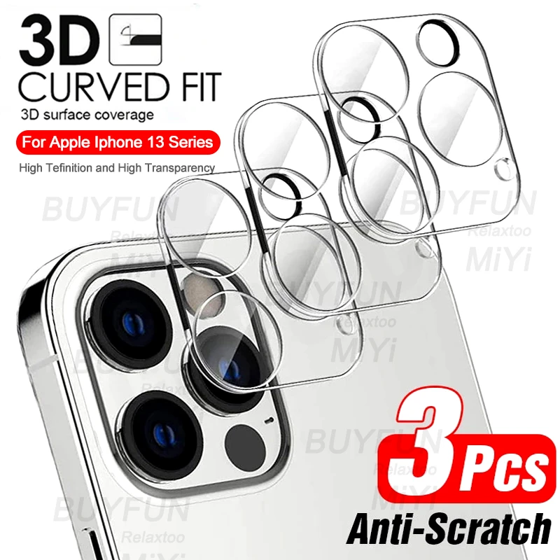 13 case 3Pcs Camera Lens Protector Cover On For iPhone 12 13 Pro Max Mini Cameras Tempered Glass Case For iPhone 11 Pro Max Coque Fundas best cases for iphone 13  iPhone 13