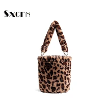 Плюшевая женская сумка-тоут, осенняя и зимняя новая стильная сумка, повседневная брендовая вместительная сумка-мешок, модная сумка через плечо