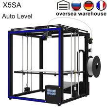 Tronxy X5SA 3D Printer DIY Kit with Heat bed Touch Screen Support Auto Level Filament Sensor Resume Large Printing Size 330*330 tronxy 3d printer kit printing plus size 330 330 400mm metal frame structure high precision 3d printer diy kit dual z lead screw