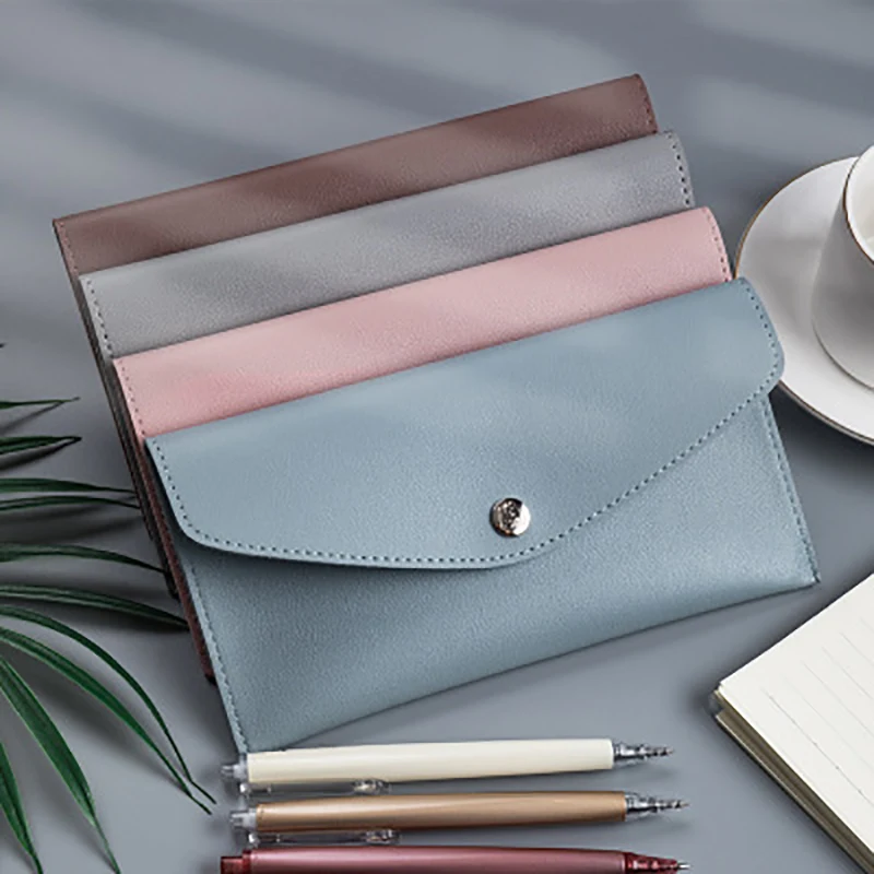 

Super recommended simplicity grey pink pen bag pencil pencil bags students PU leather MianRuan cortex