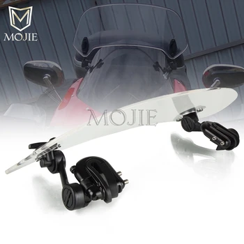 

Motorcycle Windshield Extension Spoiler Windscreen Air Deflector For Kawasaki ZR7 ZR7S W800/SE ZRX 1100 1200 ZX12R ZX6R ZX300R