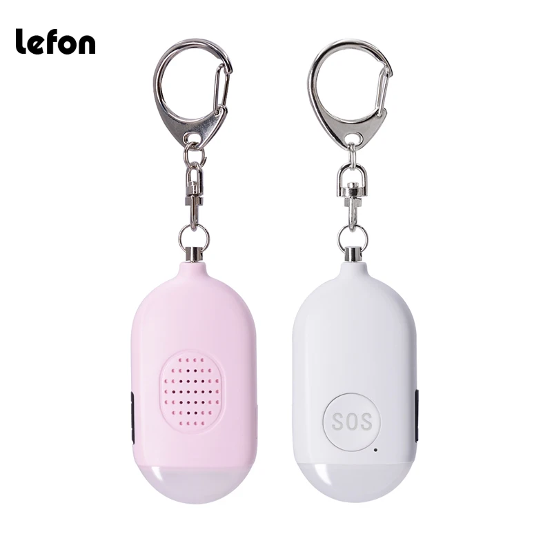 

Self Defense Alarm 130dB Rechargeable Girl Women Security Protect Personal Safety Scream Keychain Emergency Alarm LED Flashlight