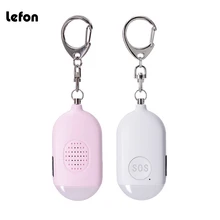 Self Defense Alarm 130dB Rechargeable Girl Women Security Protect Personal Safety Scream Keychain Emergency Alarm LED Flashlight