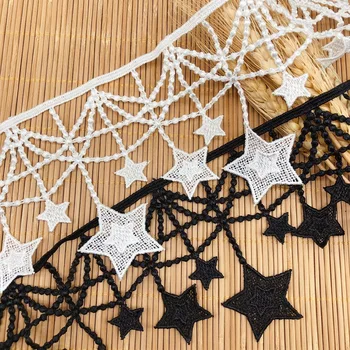 

3Yard Width:11.3cm 2 Colors Stylish Lace Embroidered Tassel Lace Garment laces Trims Trimmings DIY Sewing Accessories