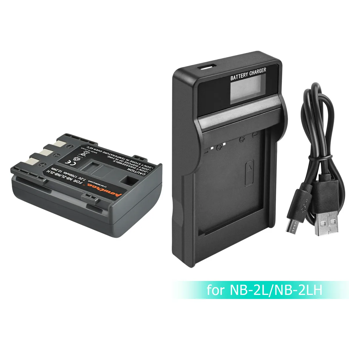 Bonadget 1700 мА/ч, NB-2L NB2L NB-2LH NB 2LH NB2LH цифровой Камера Батарея для Canon XT XTi 350D 400D G9 G7 S80 S70S30 Камера тесто - Цвет: 1 Pack Battery