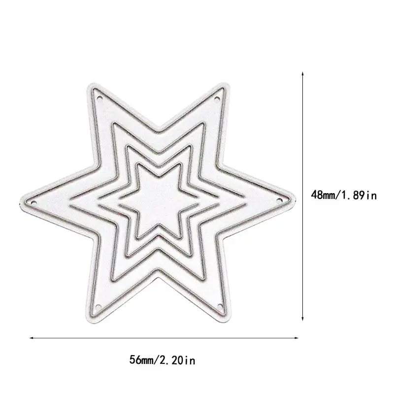

Stars Metal Cutting Dies Stencil Scrapbooking DIY Album Stamp Paper Card Emboss