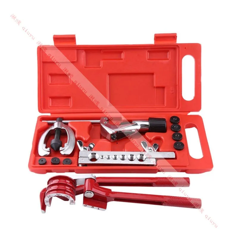 

11Pcs/set Pipe Flaring Kit Brake Fuel Tube Repair Flare Kit W/Cutter Bending Tool Set Clamp Kit Tube Cutter Repair Hand Tool Set