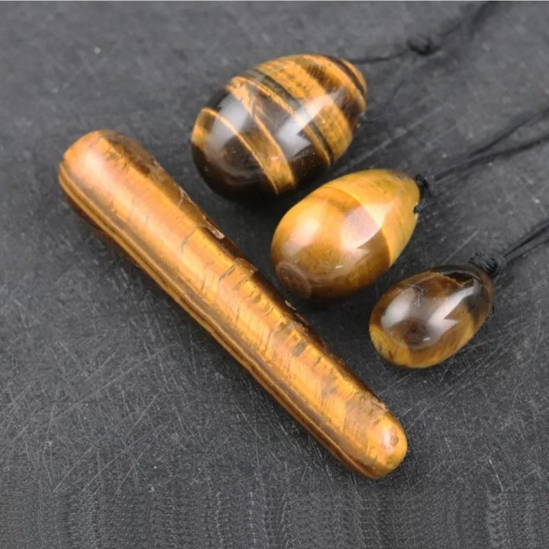 

Natural Tiger Eye Jade Yoni Egg Women Kegel Exerciser Vaginal Muscles Tightening Ball Crystal Jade Eggs Dropshipping